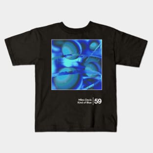 Kind of Blue / Minimalist Graphic Artwork Design Kids T-Shirt